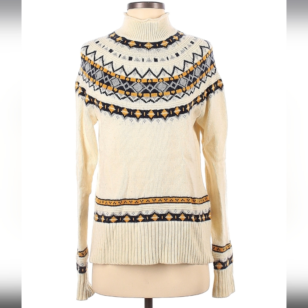 J.Crew Rollneck Fair Isle Sweater - Picture 2 of 3
